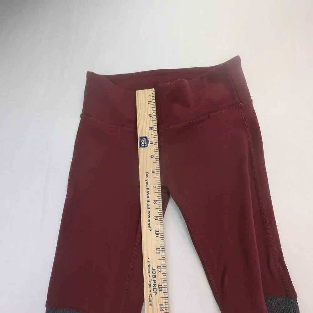ALO Yoga Goddess Legging Size Small Burgundy Color